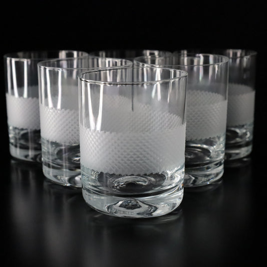 Luxurious Eternal whisky glasses crafted with refined detailing, offered in a six-piece set perfect for hosting gatherings.
